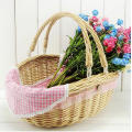 (BC-ST1099) High Quality Handmade Willow Shopping Basket